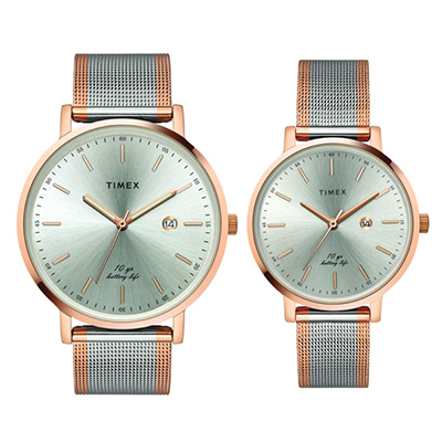 "Timex TW00PR268 Couple Watches - Click here to View more details about this Product